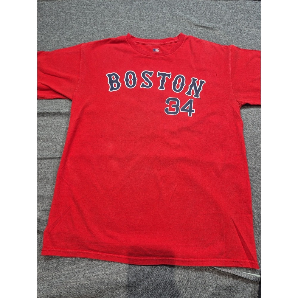 Size M - VINTAGE Boston Red Sox 2006 T Shirt David Ortiz Red Mens Cotton Tee MLB